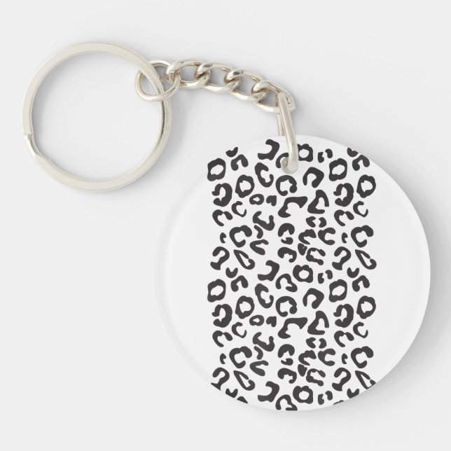 Funny Leopard Animal Keychain (Front)