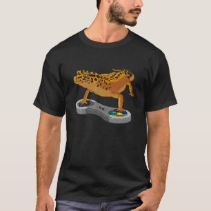 Funny Leopard Gecko Bearded Dragon Gift Kids Cool T-Shirt