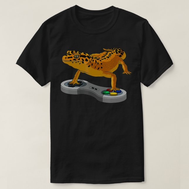 Funny Leopard Gecko Bearded Dragon Gift Kids Cool  T-Shirt (Design Front)