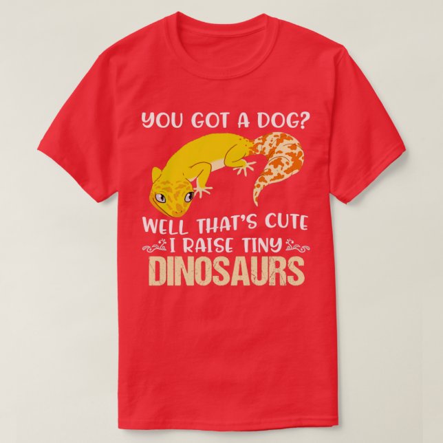 Funny Leopard Gecko Pet T-Shirt (Design Front)
