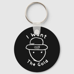 Funny Leprechaun Amateur Sketch Meme St Patricks D Keychain