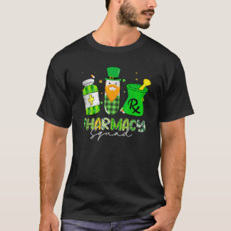 Funny Leprechaun Pharmacy Squad Pharmacist St Patr T-Shirt