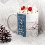 Funny Let it Snow Beach Photo Christmas Coffee Mug<br><div class="desc">This mug is perfect for your family Christmas photo! It's funny and festive,  and it will definitely get a laugh from your friends and family. Order your mug today and let it snow!

The photograph is for illustrative purposes and can be changed to one of your own.</div>
