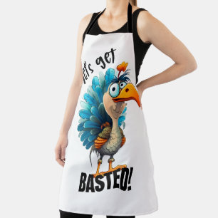 Funny Let’s Get Basted   Apron