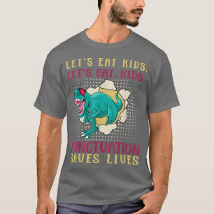 Funny Let's Eat Kids Punctuation Saves Lives Gramm T-Shirt