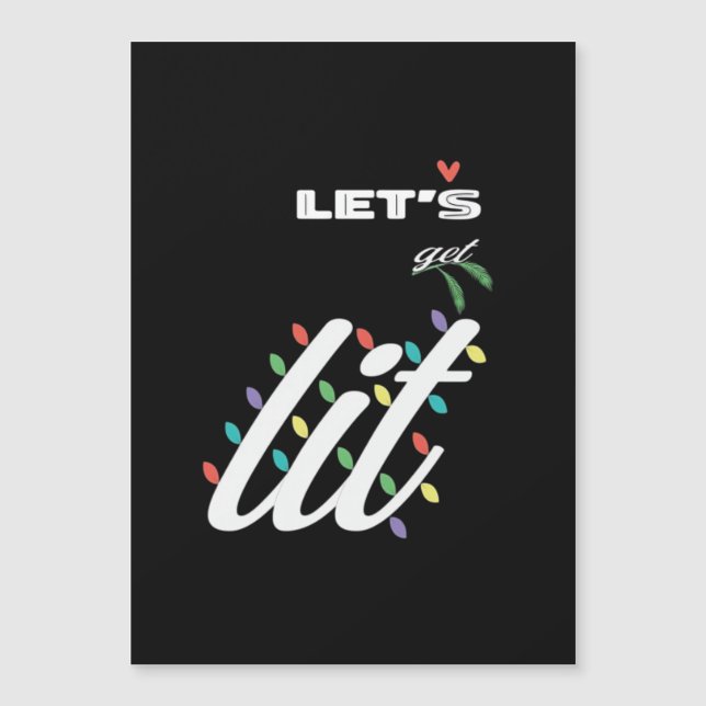 Funny Let's Get Lit Holiday Family Love (Front)