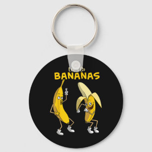 Funny Let's Go Bananas Gift Kids Boys Girls Cute F Keychain