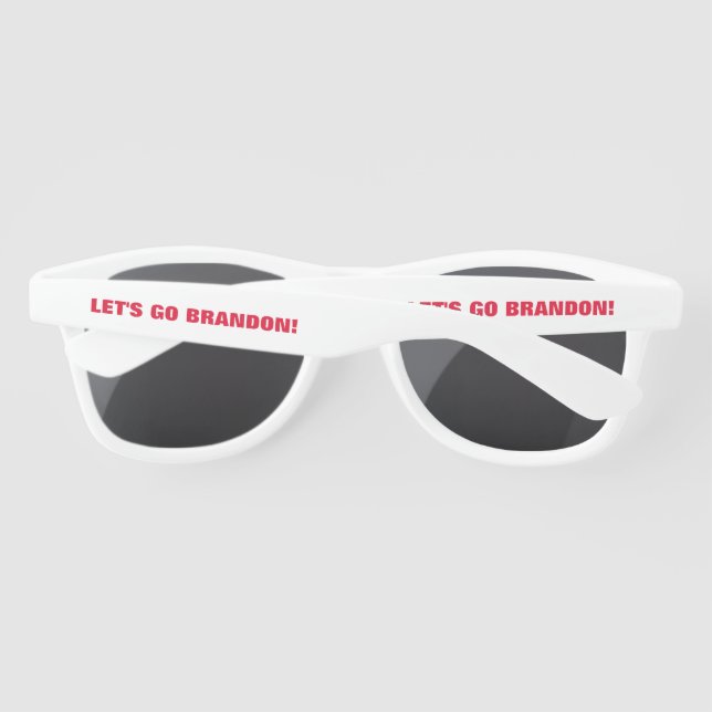 Funny Let's Go Brandon Sunglasses (Back)