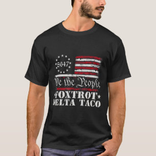 Funny Let's Go Taco Shirt Foxtrot Delta Taco 3