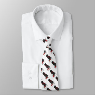 Funny Let's Go! Walk Affenpinscher (Black Natural) Tie