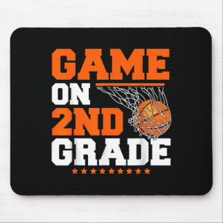 Funny Let's Play 2nd Grade Basball Player Back To Mouse Pad