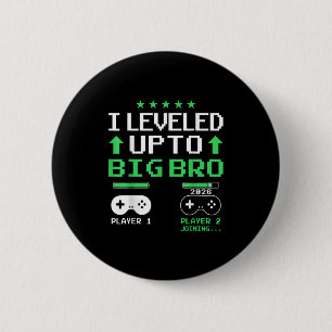 Funny Leveled Up To Big Brother 2026 Soon To Be Bi 2 Inch Round Button