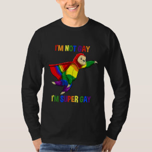 Funny Lgbtq Super Gay Sloth T-Shirt