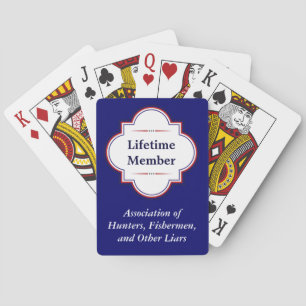 Funny Liars Club Sportsman Playing Cards