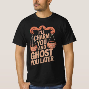 Funny Libra Halloween Quote T-Shirt