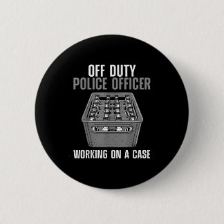 Funny Lice Officer Design For Men Women Cop Lice O 2 Inch Round Button