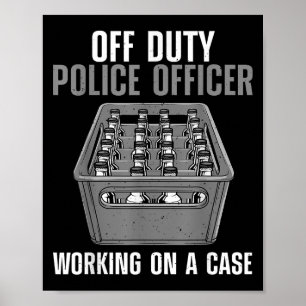 Funny Lice Officer Design For Men Women Cop Lice O Poster