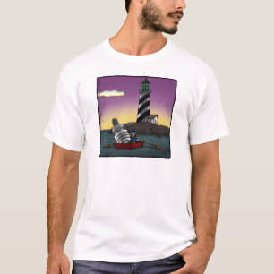 Funny Lighthouse Humour Tee Shirt