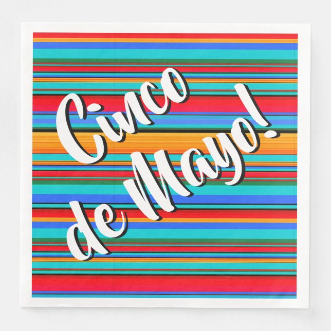 Funny Lime With Sombrero Party Napkin (Front)