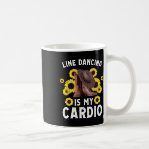 Funny Line Dancing Art For Women Men Line Dance Da Coffee Mug