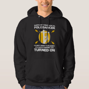 Funny Lineman Designs Men Dad Humour Lovers Electr Hoodie