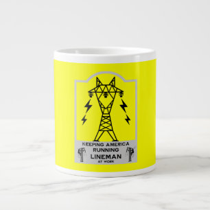 Funny Lineman Mug – Power Lineman Gift – Electric