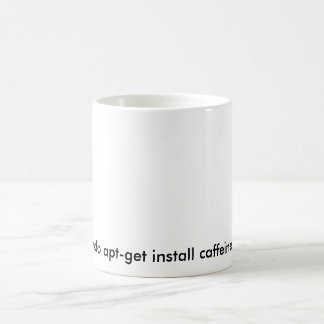 Funny Linux Sudo Caffeine White Mug
