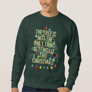 Funny Lit Christmas Tree Sweatshirt