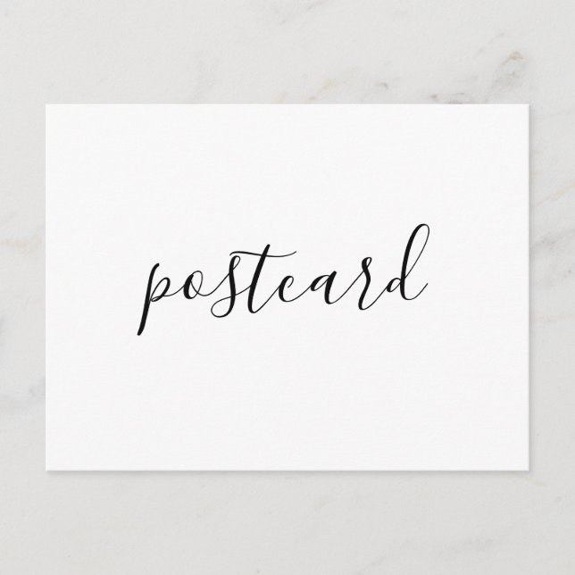 Funny Literal Word Postcard (Front)