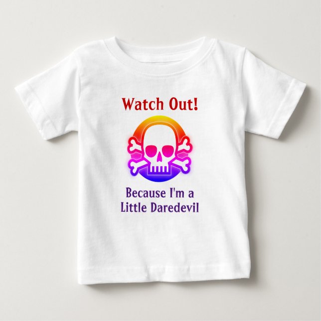Funny "Little Daredevil" T-Shirt (Front)