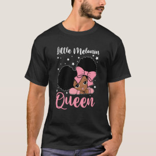 Funny Little Girl Melanin Black History Magic Tod T-Shirt