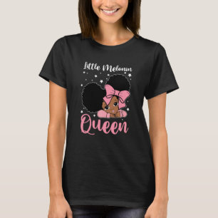 Funny Little Girl Melanin Black History Magic Tod T-Shirt