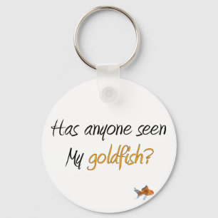 Funny Little Goldfish Gifts Keychain