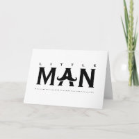 Funny Little Man Newborn Baby Congratulations