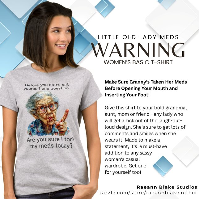 Funny Little Old Lady Meds T-Shirt (Creator Uploaded)