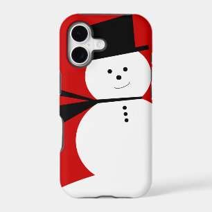 Funny Little Snowman with Elegant Top Hat