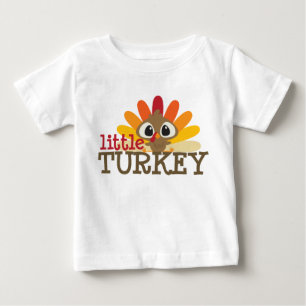 Funny Little Turkey Thanksgiving unisex t-shirt