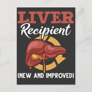 Funny Liver Transplant Recipient Surgery Get Well Postcard
