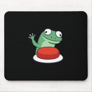Funny Lizard Button Meme T-shirt.png Mouse Pad