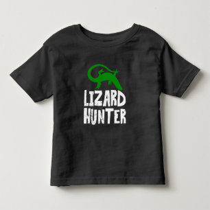 Funny Lizard Hunter Reptile loving Kid Toddler T-shirt