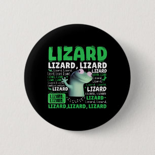 Funny Lizard Meme Animal Women Men _1 2 Inch Round Button