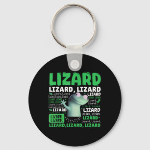 Funny Lizard Meme Animal Women Men _1 Keychain