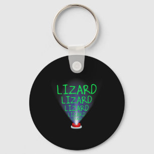 Funny Lizard Trending Meme Keychain