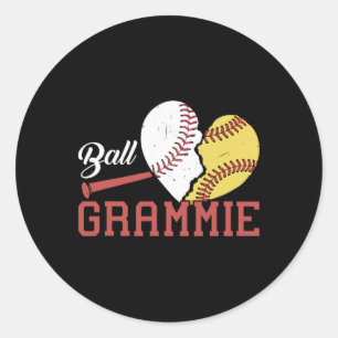 Funny Ll Grammie Sell Softll  Classic Round Sticker