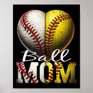 Funny Ll Mom Softll And Sell Women Sell Softll Poster