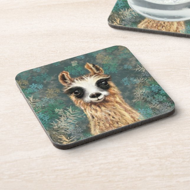 Funny Llama Coaster (Left Side)