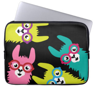 Funny Llama Colourful Camelid  Laptop Sleeve