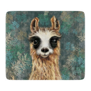 Funny Llama Cutting Board