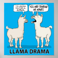 Funny Llama Drama