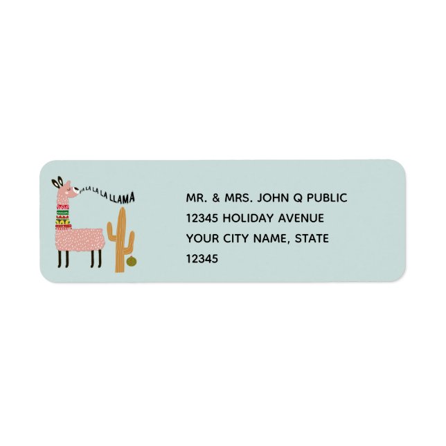 Funny Llama Green (Front)